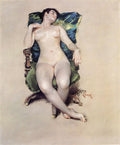William Merritt Chase Nude Resting 1888 Fine Art Print