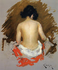 William Merritt Chase Nude 1888 Fine Art Print