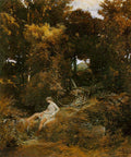 Arnold Böcklin Nymph by the Fountain 1855 Fine Art Print