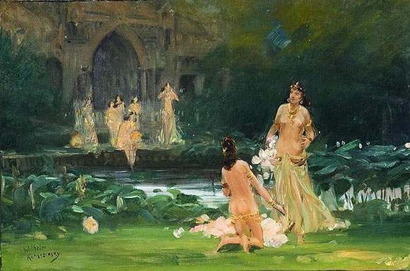 Wilhelm Kotarbinski Nymphes 1900 Fine Art Print