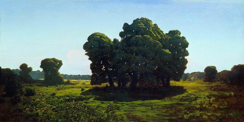 Arkhyp Kuindzhi Oaks 1905 Fine Art Print