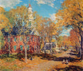 Willard Metcalf October Morning, Deerfield 1917 Fine Art Print