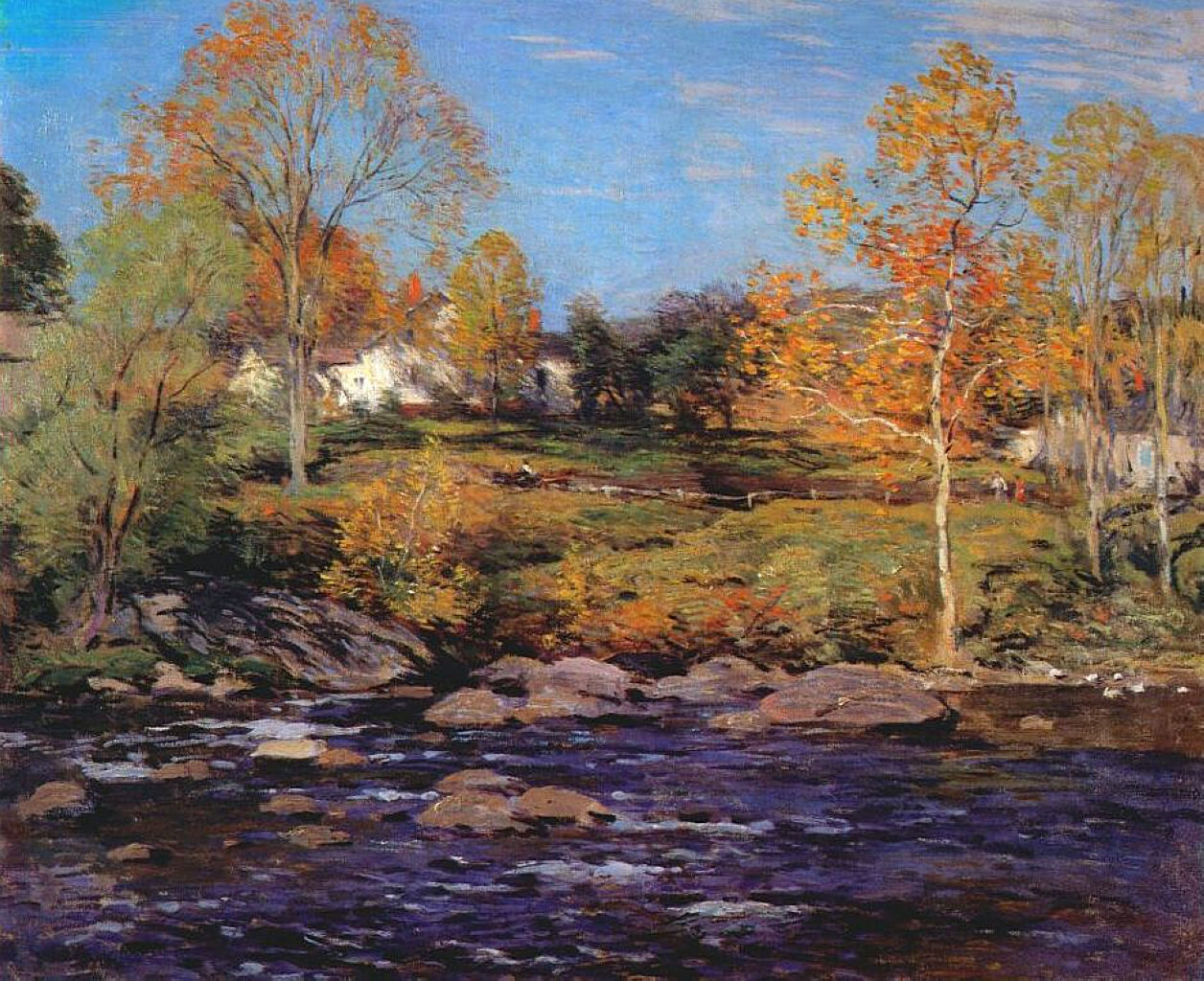 Willard Metcalf October Morning (no 1) 1910 Fine Art Print
