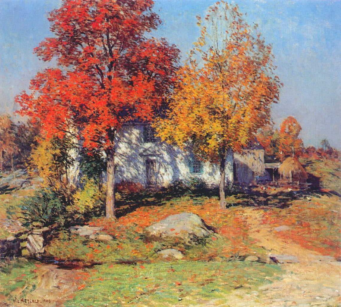 Willard Metcalf October 1908 Fine Art Print
