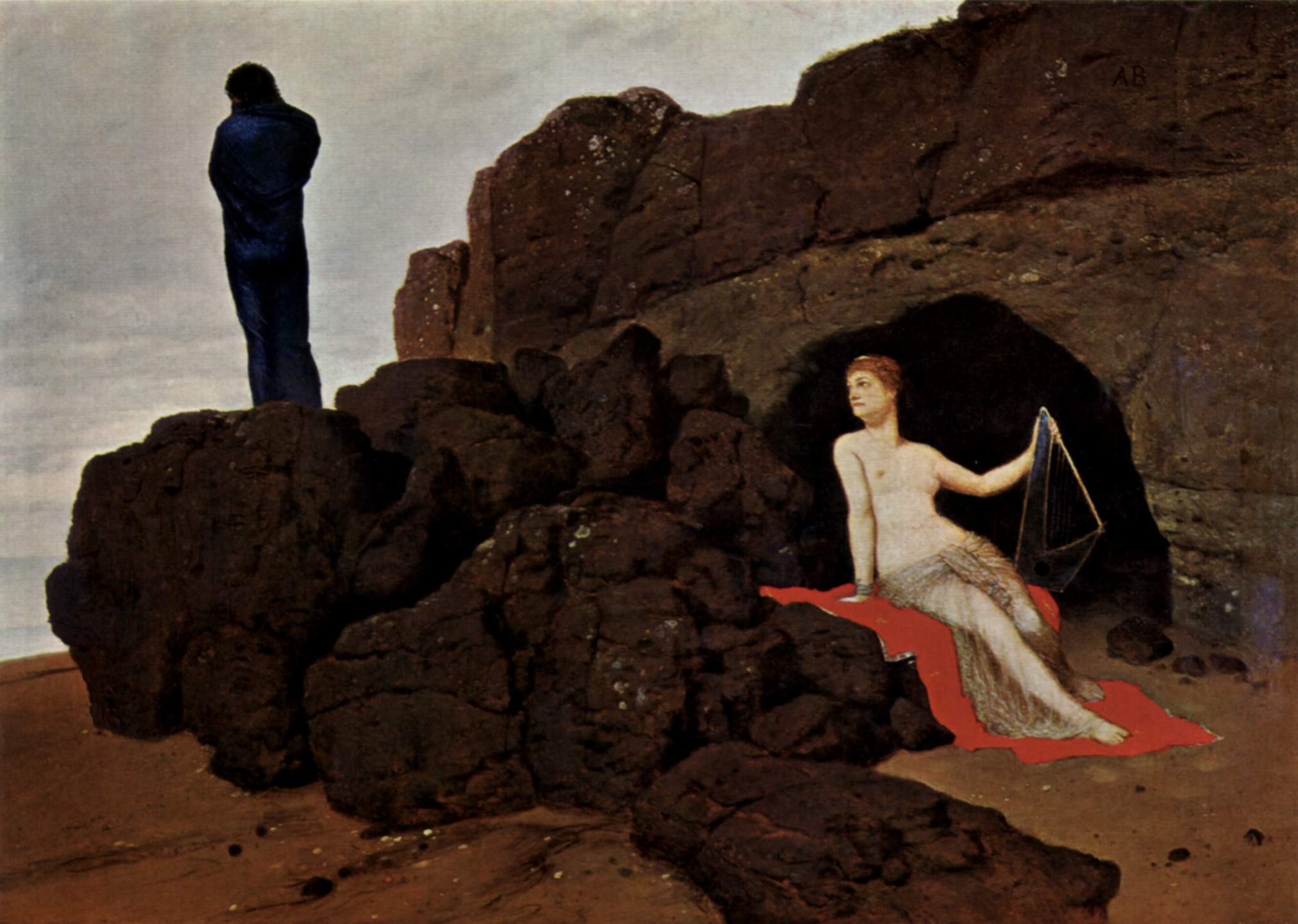 Arnold Böcklin Ulysses and Calypso 1883 Fine Art Print