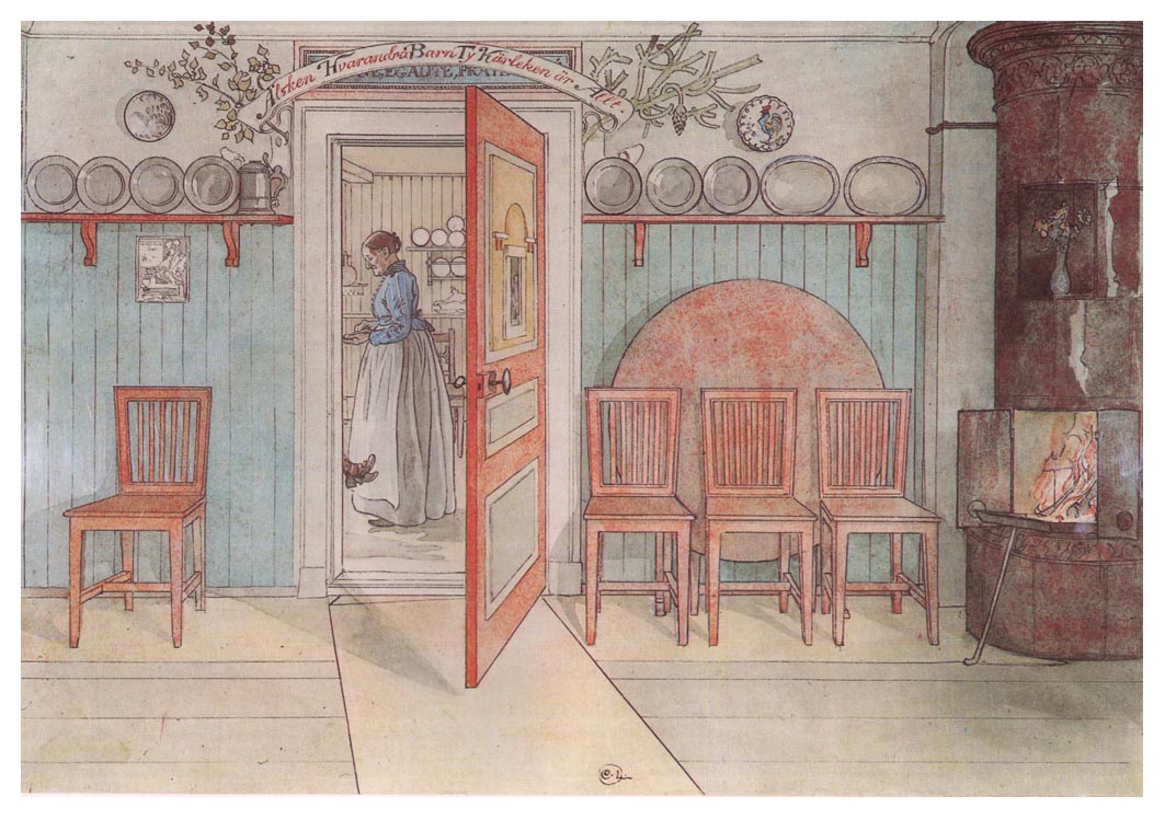 Carl Larsson Old Anna 1895 Fine Art Print