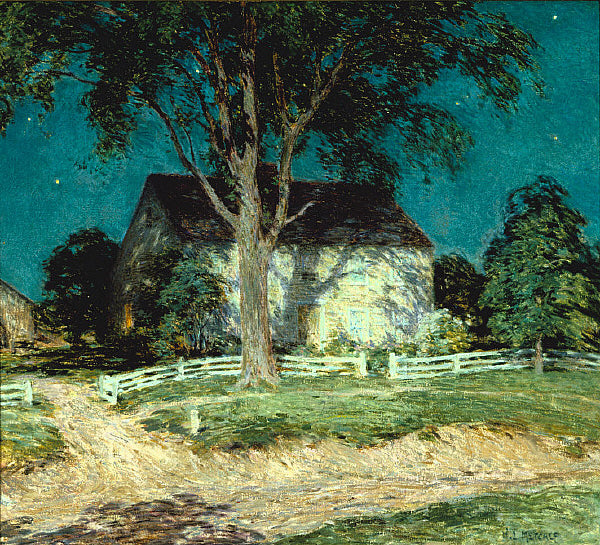 Willard Metcalf Old Homestead Connecticut 1914 Fine Art Print