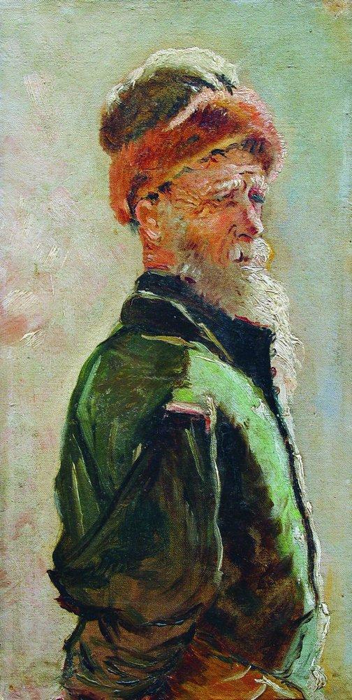 Konstantin Makovsky Old Man 1890 Fine Art Print