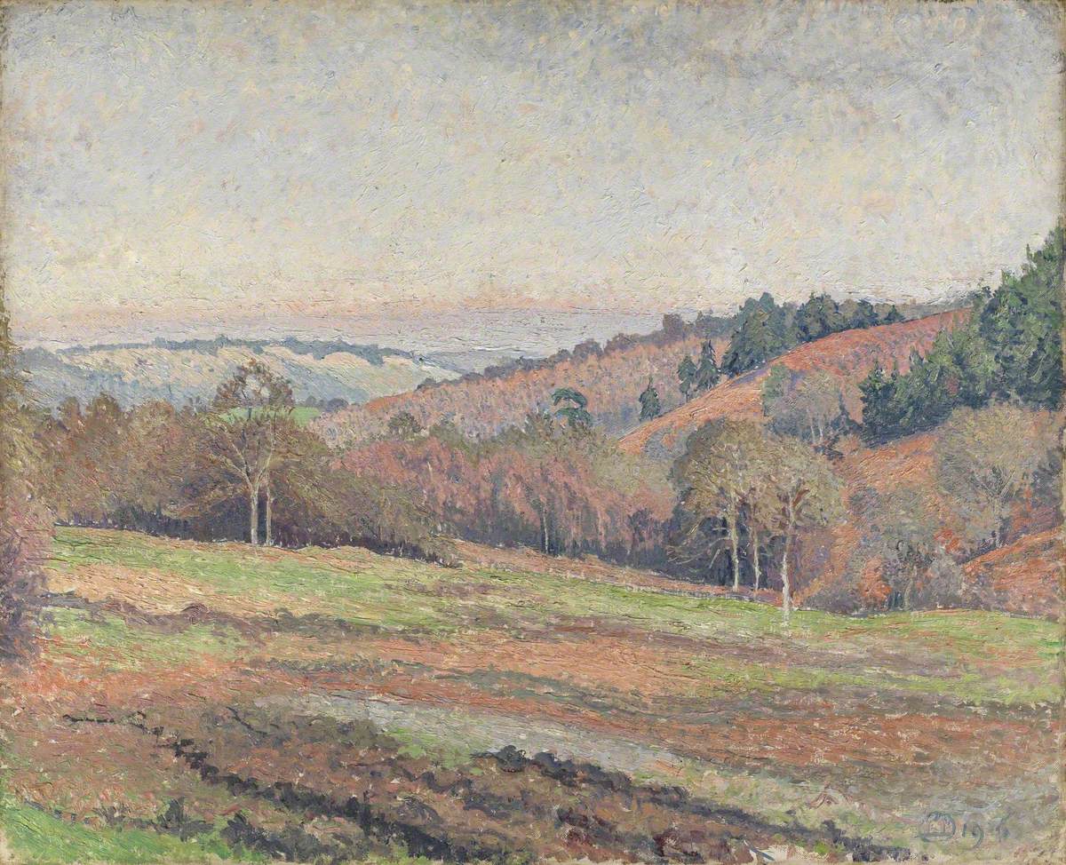 Lucien Pissarro Old Mark's Field, Coldharbour, Surrey 1915 Fine Art Print