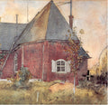 Carl Larsson Old Sundborn Church 1895 Fine Art Print