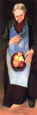 Tivadar Kosztka Csontvary Old Woman Peeling an Apple 1894 Fine Art Print