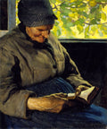Clarence Gagnon Old Woman Reading 1904 Fine Art Print