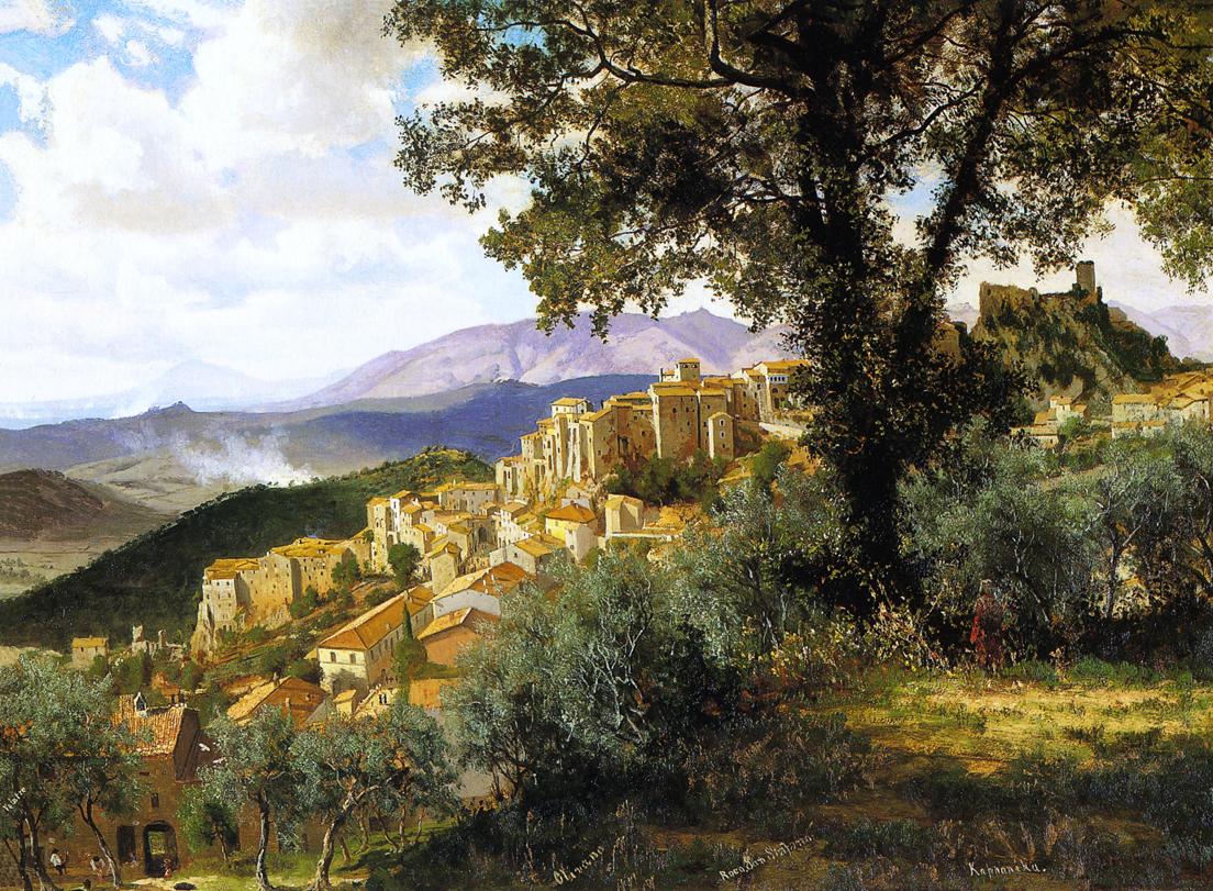 Albert Bierstadt Olevano 1857 Fine Art Print