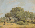 Ferdinand Hodler Olive trees in Spain 1878 Fine Art Print