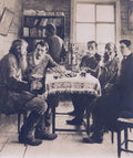 Nikolay Bogdanov Belsky On a Visit to the Teacher 1901 Fine Art Print