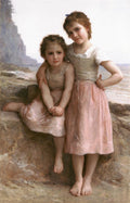 William-Adolphe Bouguereau On Greve 1896 Fine Art Print