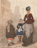 Vasily Surikov On Nevsky Prospekt During the Day 1874 Fine Art Print