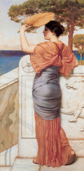 John William Godward On the Balcony 1911 Fine Art Print