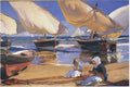 Joaquín Sorolla On the Beach at Valencia 1916 Fine Art Print