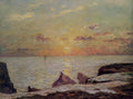 Maxime Maufra On the Cliffs of Belle Isle on Mer 1913 Fine Art Print