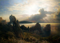 Andreas Achenbach On the coast of Capri 1855 Fine Art Print