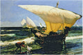 Joaquín Sorolla On the Coast of Valencia 1898 Fine Art Print