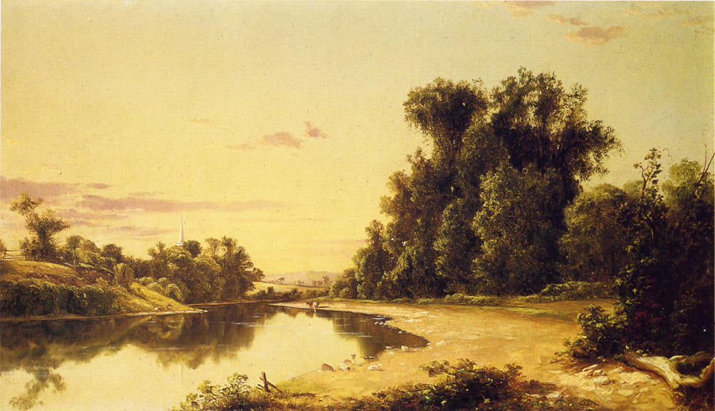 David Johnson On the Escopus at Hurley, New York 1858 Fine Art Print