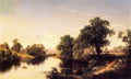 David Johnson On the Esopus Creek, Ulster County, New York 1859 Fine Art Print