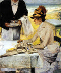 William Merritt Chase On the Lake, Central Park 1890 Fine Art Print