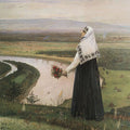 Mikhail Nesterov On the Mountains 1896 Fine Art Print