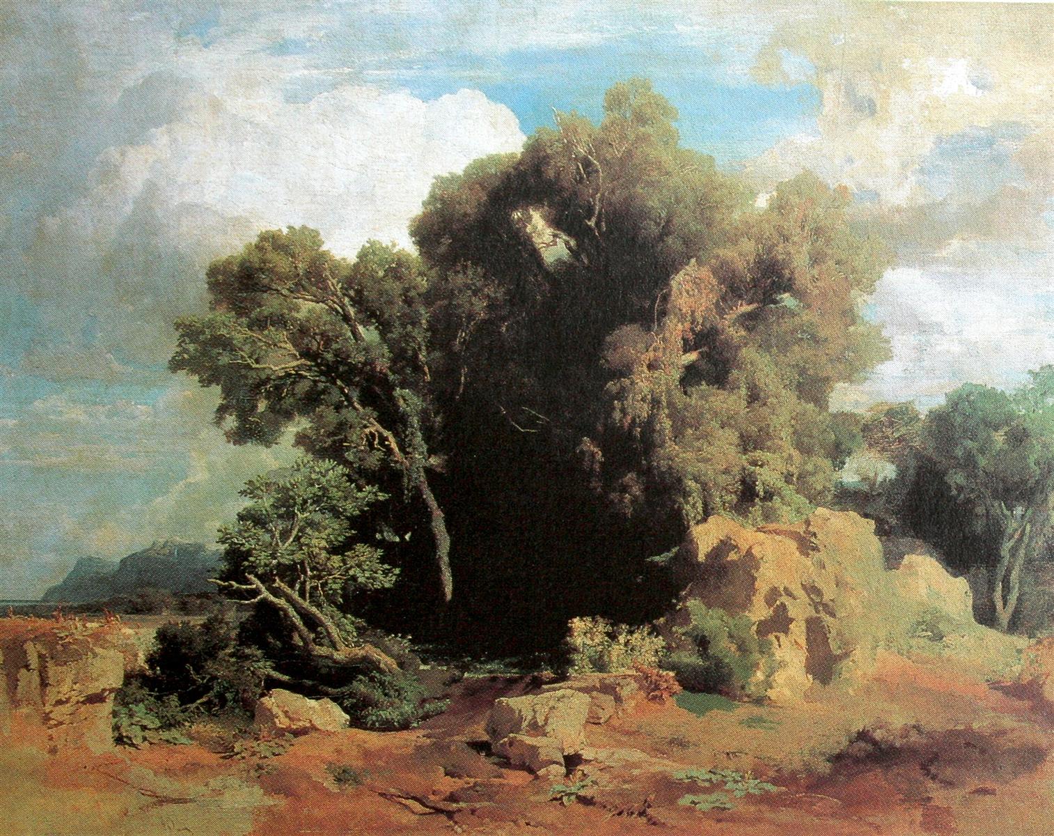 Arnold Böcklin On the Pontine Swamps 1851 Fine Art Print