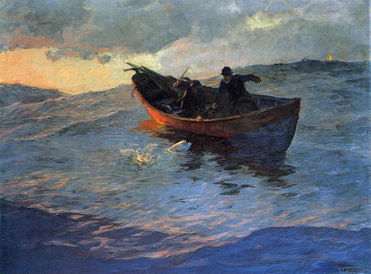 Willard Metcalf On the Suffolk Coast 02 1885 Fine Art Print