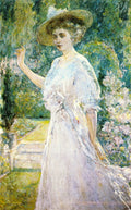 Robert Lewis Reid On the Terrace 1920 Fine Art Print
