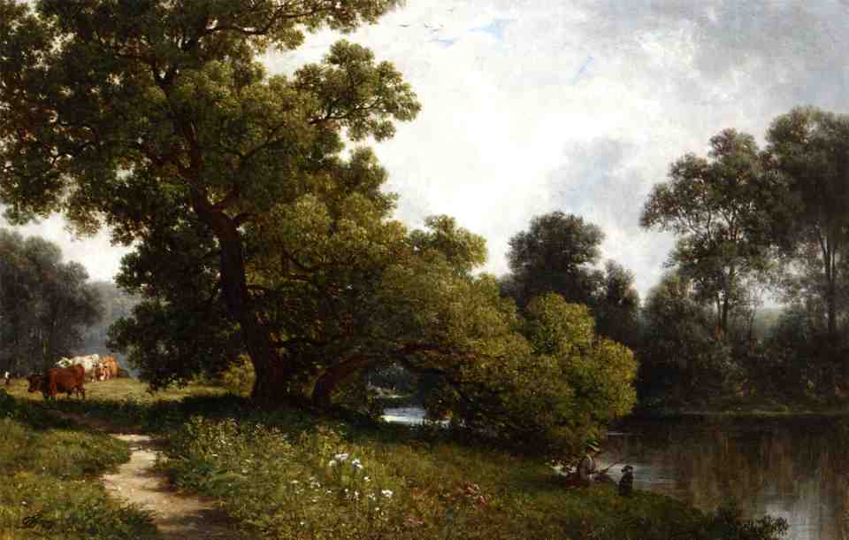 David Johnson On the Waywayanda, Orange County, New York 1877 Fine Art Print