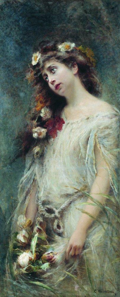 Konstantin Makovsky Ophelia #1 1884 Fine Art Print