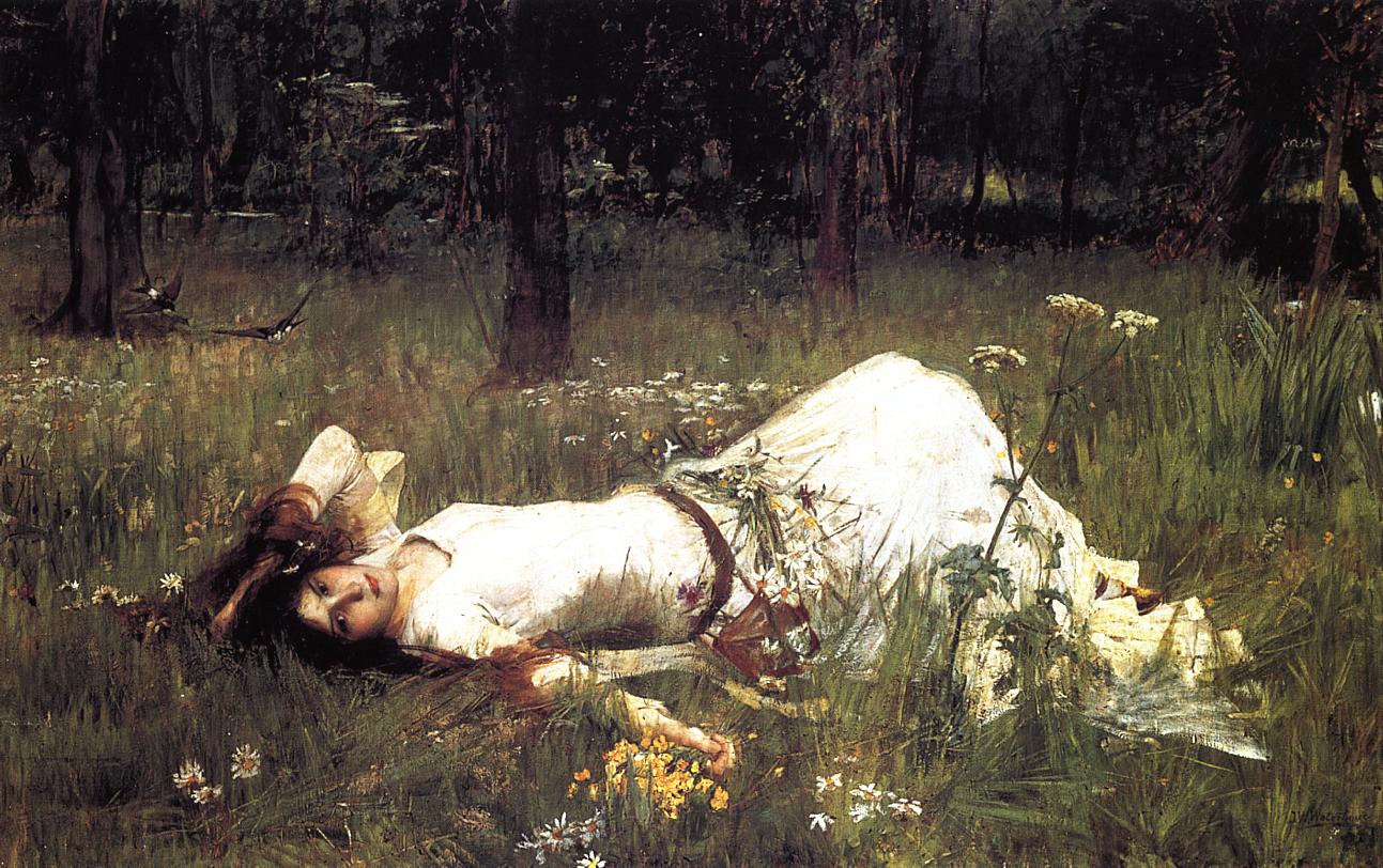 John William Waterhouse Ophelia 1889 Fine Art Print