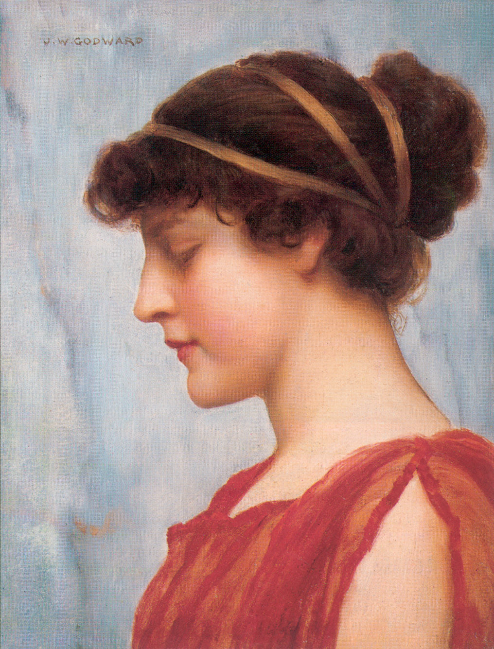 John William Godward Ophelia 1889 Fine Art Print