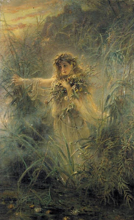 Konstantin Makovsky Ophelia 1884 Fine Art Print