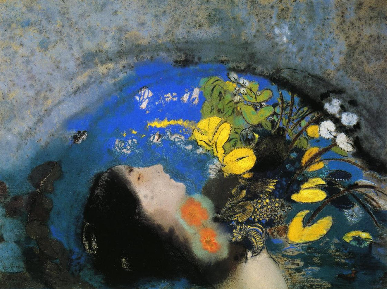 Odilon Redon Ophelia 1903 Fine Art Print