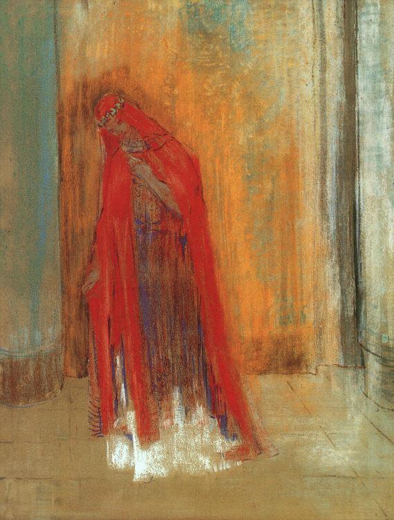 Odilon Redon Oriental Woman 1897 Fine Art Print