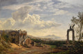 Oswald Achenbach View Of Naples 1874 Fine Art Print