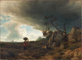 Oswald Achenbach Landscape in the Event of a Thunderstorm 1853 Fine Art Print
