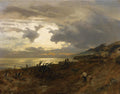 Oswald Achenbach La Côte D'amalfi 1883 Fine Art Print