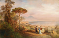 Oswald Achenbach The Bay of Naples 1877 Fine Art Print