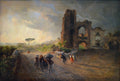 Oswald Achenbach Roman Landscape 1905 Fine Art Print