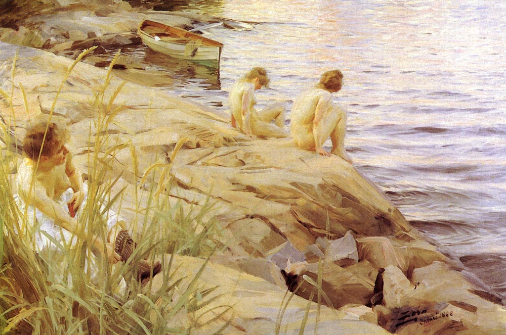 Anders Zorn Out 1888 Fine Art Print
