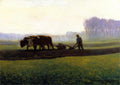 Clarence Gagnon Oxen Ploughing 1903 Fine Art Print