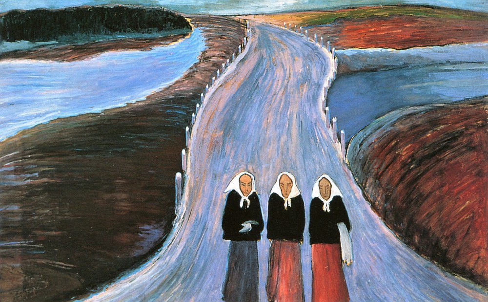 Marianne von Werefkin Untitled 1907 Three Women Fine Art Print