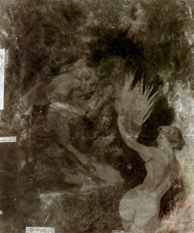 Arnold Böcklin Pan Chasing a Nymph 1855 Fine Art Print