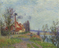 Gustave Loiseau Paper Mill at Port Marly 1920 Fine Art Print